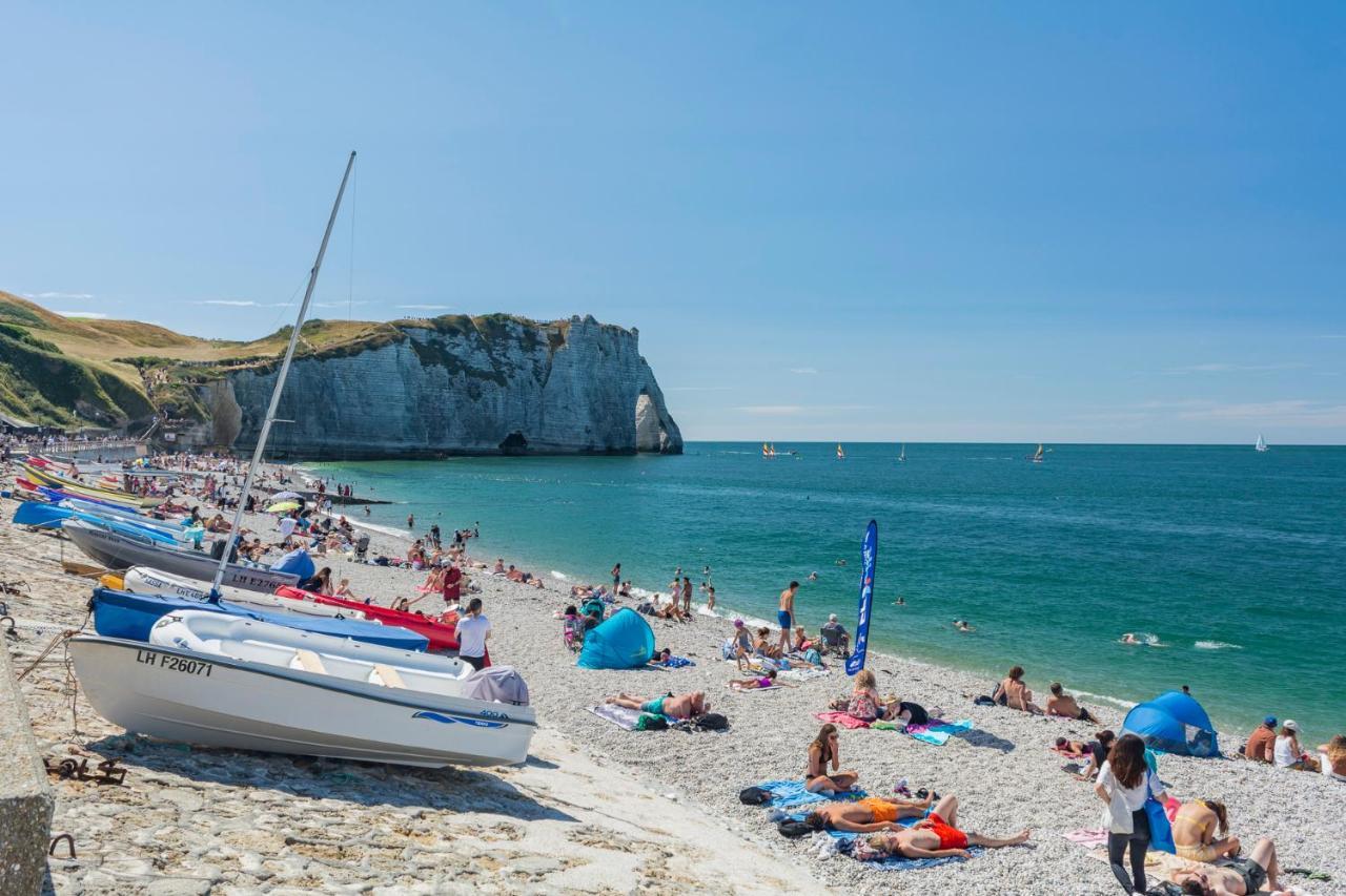 La Belle Vue Le Diamant Des Yeux Mer Et Golf Front Mer Étretat Zewnętrze zdjęcie