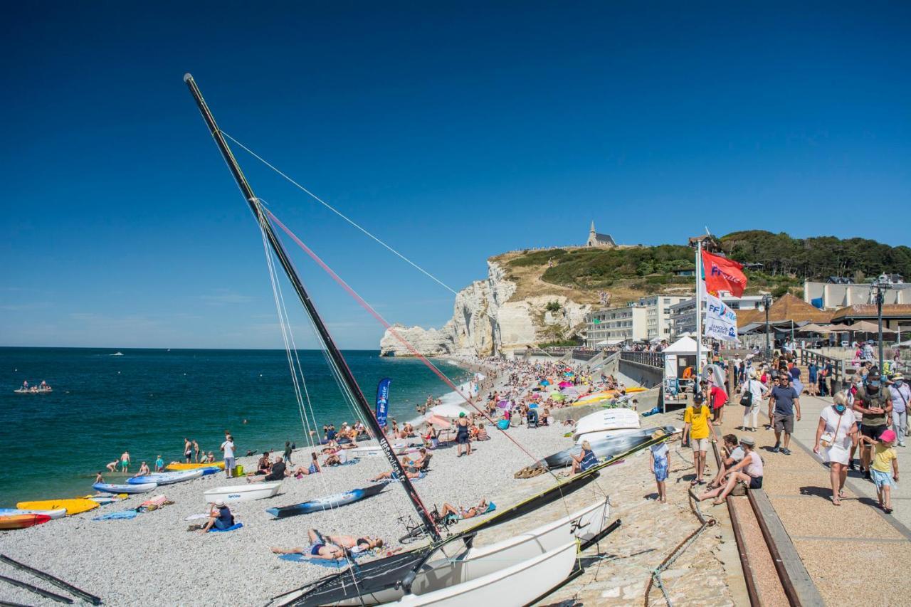 La Belle Vue Le Diamant Des Yeux Mer Et Golf Front Mer Étretat Zewnętrze zdjęcie
